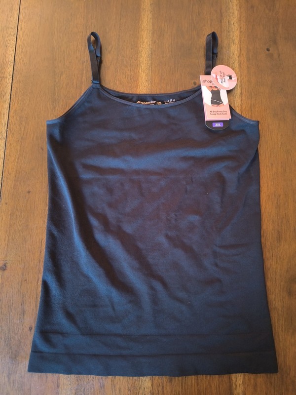 Shapermint Womens Cami Navy Size 2X Essentials All Day Every Day Scoop Neck NWT