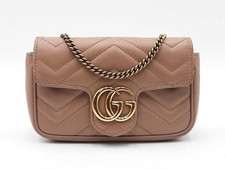 Gucci Marmont Super Mini Bag In Taupe Matelas...