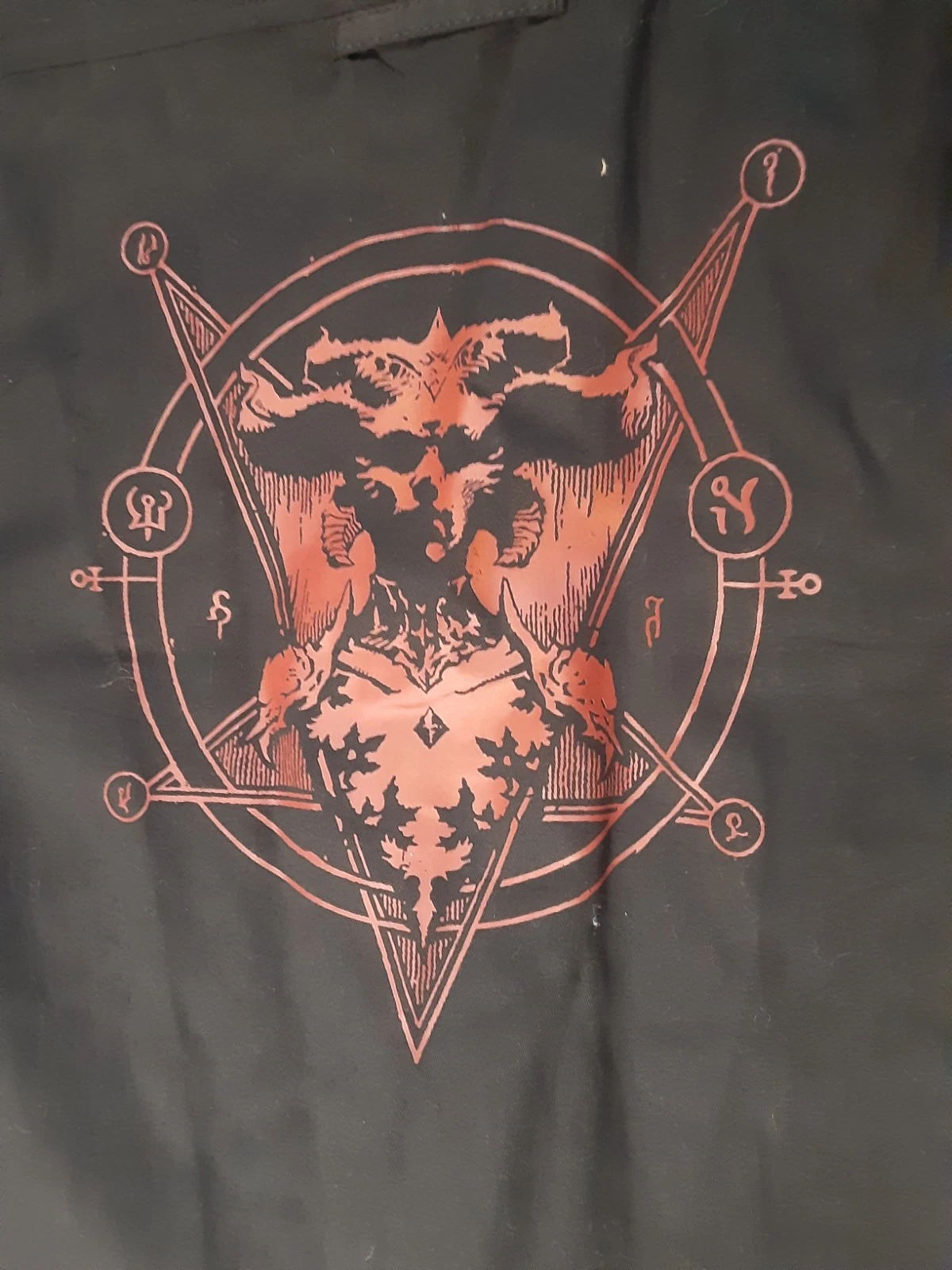Jinx Diablo IV Blizzard 2022 Lilith Pentagram Canvas Full Zip Hooded Jacket XL  image 7