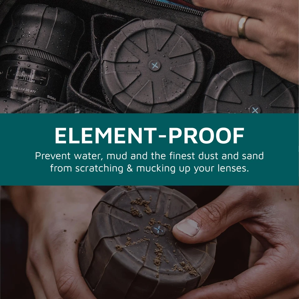 - Universal Lens Cap, Version 1 - Fits 99% DSLR Lenses, Element Proof, Lifeti... - Image 4 of 4