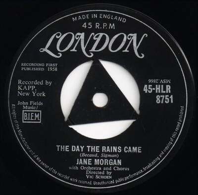 Jane Morgan - The Day The Rains Came (VINYL)