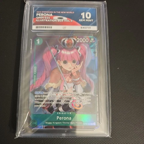 One Piece TCG Perona Illustration Box Vol.4 OP09-034 ACE 10