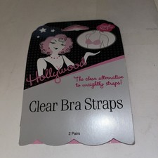 Hollywood Invisible Bra Straps 2 Count   Clear Replacement Straps Adjustable