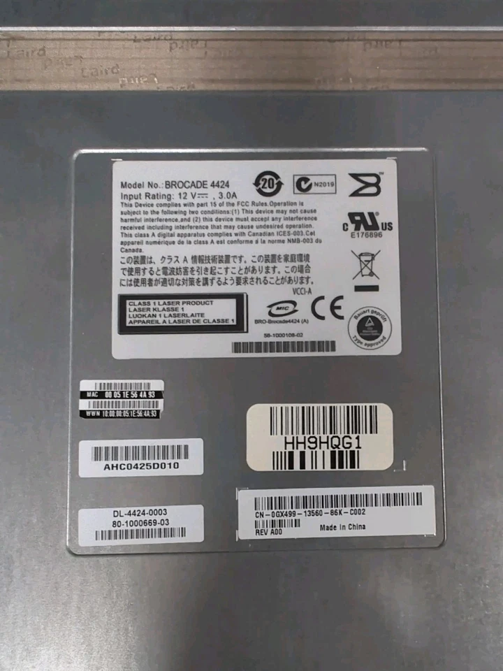 M1000e Brocade 4424 Fiber Blade - Image 2 of 3