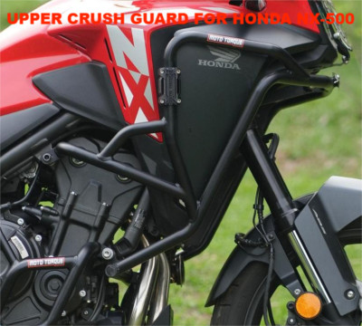 ''UPPER CRUSH GUARD, BLACK'' PASSEND FÜR HONDA NX-500