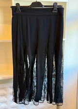 Dolce & Gabbana black lace midi skirt IT44 UK12