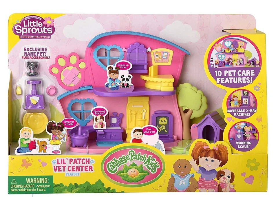 Cabbage Patch Kids Little Sprouts Lil Patch Veterinario Centro Juego Envío Gratis Foto 4 de 4