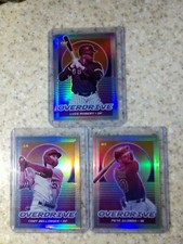 Lot (3) silver holo prizm 2021 Overdrive Luis Robert Cody Bellinger Pete Alonso