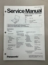 Panasonic DVD-LV70 Original Service Manual Free Shipping