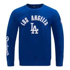 Pro Standard - MLB Los Angeles Dodgers Classic Men's Long sleeve Crewneck | Blue