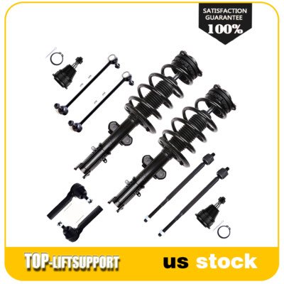 Front Complete Struts For 08-16 Chrysler Town & Country Sway Bar Tie Rods Kit