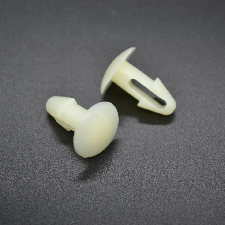 12 clips de remache de puerta para Mercedes Benz R107 W108 W114 W115 W116 W123 nailon Foto 4 de 4