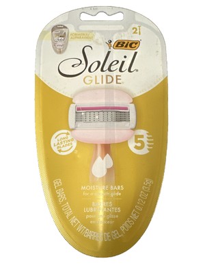 Bic Soleil Balance Disposable Razors 2-Pack 5 Blades & Moisture Bars NEW SEALED