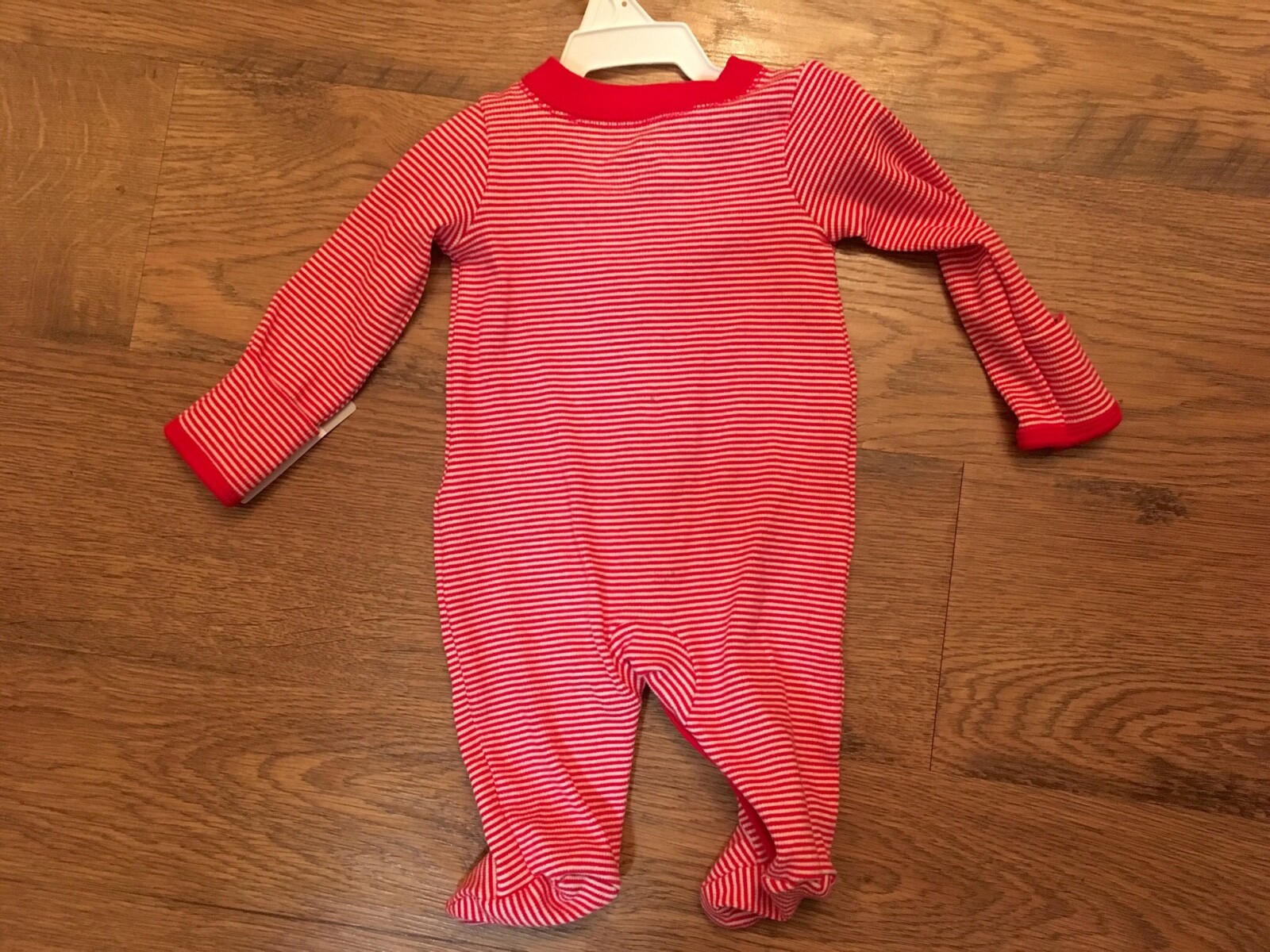 NWTCarter's Infant Boy/Girl Holiday Santa Footed PajamasRed & White