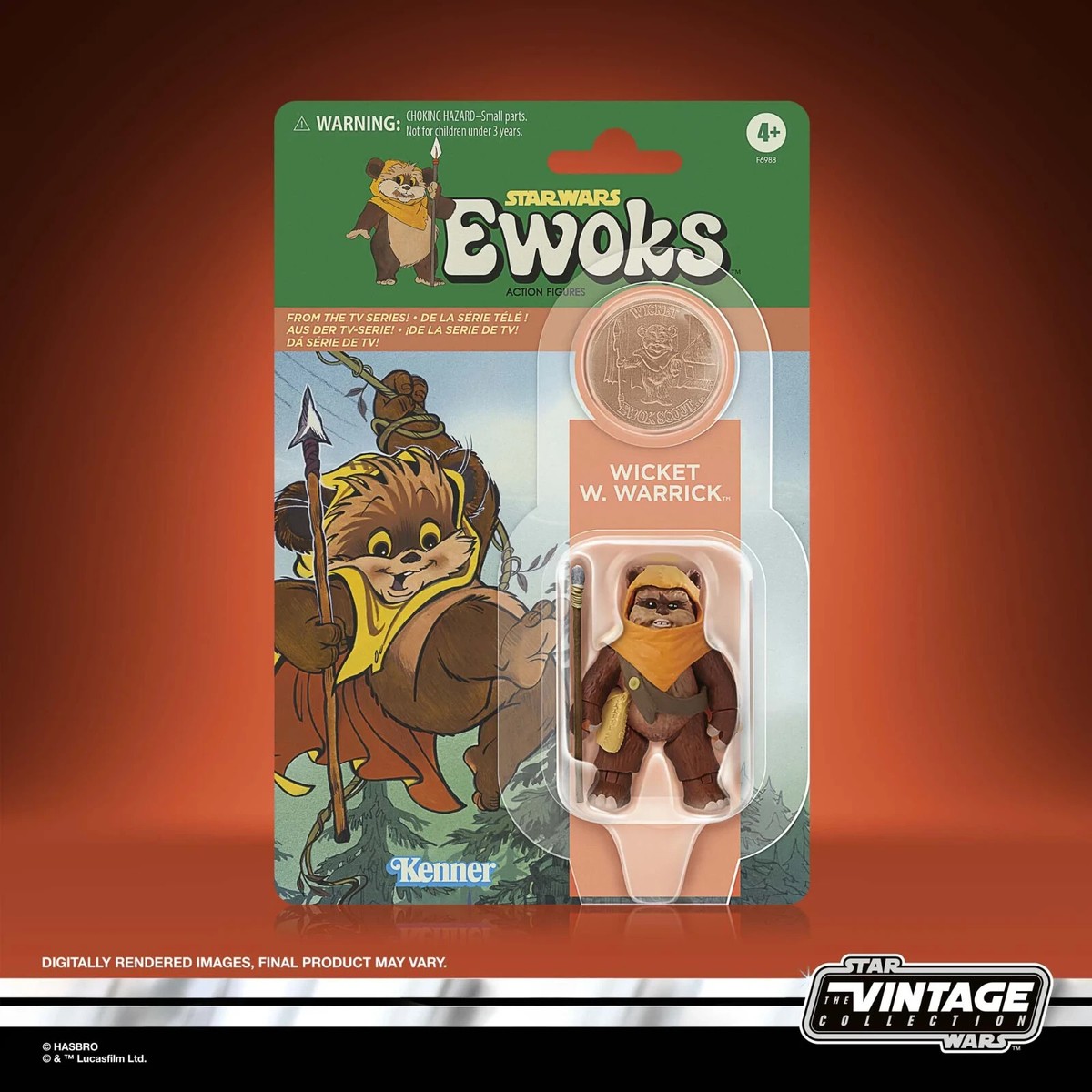 Star Wars The Vintage Collection Ewoks - Wicket W. Warrick and