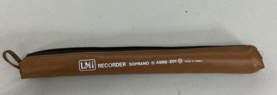 Vintage LMI Recorder Soprano ASRB - 201 W/Carry Case (Made In Korea) - Image 2 of 4