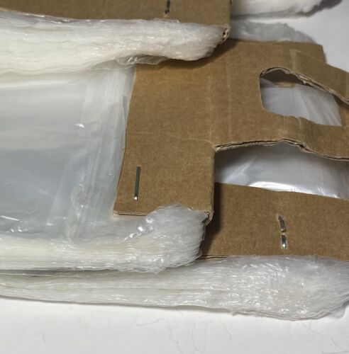 Clear 5 1/2" x 16" Plastic Poly Door Knob Hanger Bags (475) Brochure Newspaper - Picture 4 of 12