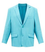 Balenciaga Creased Twill Suit Jacket Size 8 (f36) Genuine Rrp £1790 #r