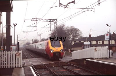 35mm Railway Slide - Voyager Class 221. 221127 @ Alsager