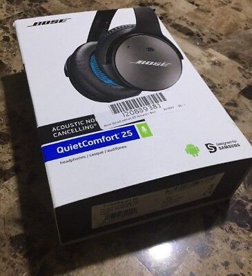 Bose Quietcomfort 25 Acoustic Noise Cancelling Headphones Samsung Android Wired Ebay
