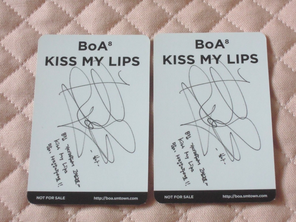 BoA Kiss My Lips 直筆サイン入りアルバム BoA Kiss My Lips 直筆