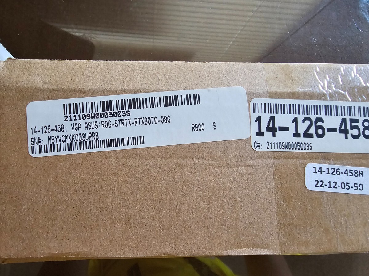 ASUS ROG Strix GeForce RTX 3070 8GB GDDR6 Graphics Card for sale