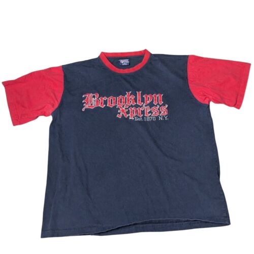 Brooklyn Xpress Y2K Vintage Streetwear Colorblock Men's T-Shirt XL