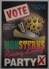 Rave Flyer Sterns Ravin Looney, , Sat 25 April 1992 , Size A5 MINT !