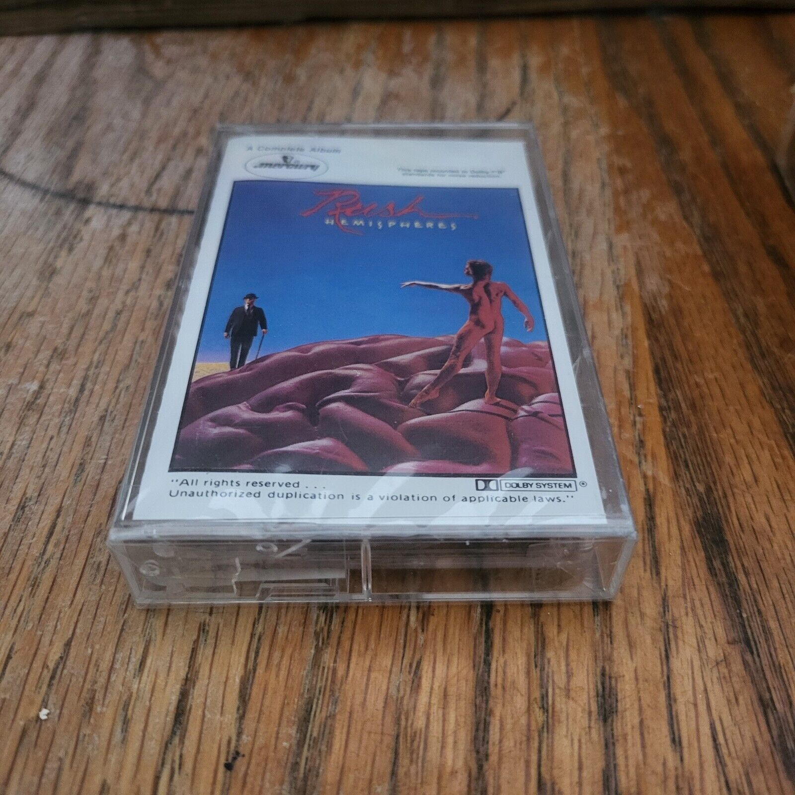 rush hemispheres cassette Sealed