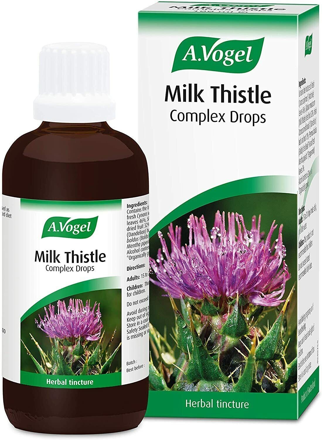 A.Vogel Milk Thistle Complex Drops 100ml Herbal Tincture