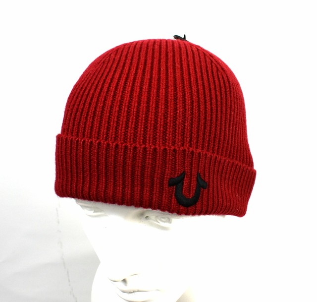 true religion ribbed beanie