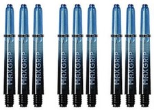 3 Sets XQMax Max Grip Gradient Midi Dart Shafts   Ships w/ Tracking - Blue
