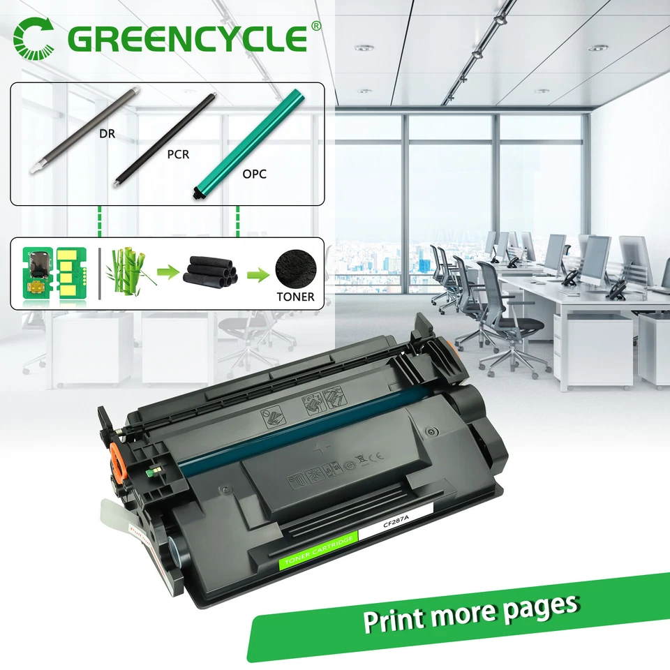 8 Pack CRG 041 Black Toner Cartridge For Canon 041 imageCLASS LBP312X LBP312dn - Image 3 of 4