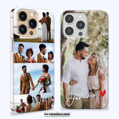 Personalisierte Handyhülle Individuelle Fotocollage Silikon Cover für iPhone & Samsung