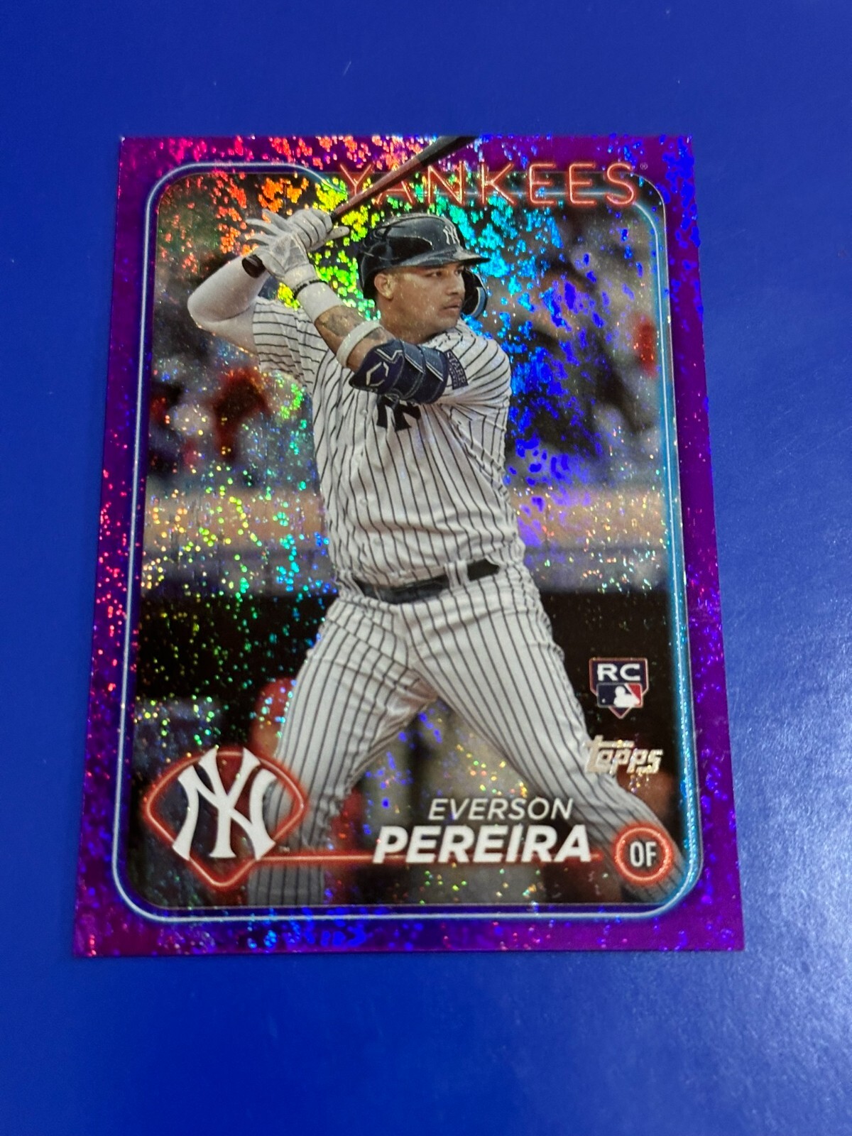2024 Topps Everson Pereira Purple Foil SP RC #461 /799 - YANKEEES -FREE SHIPPING