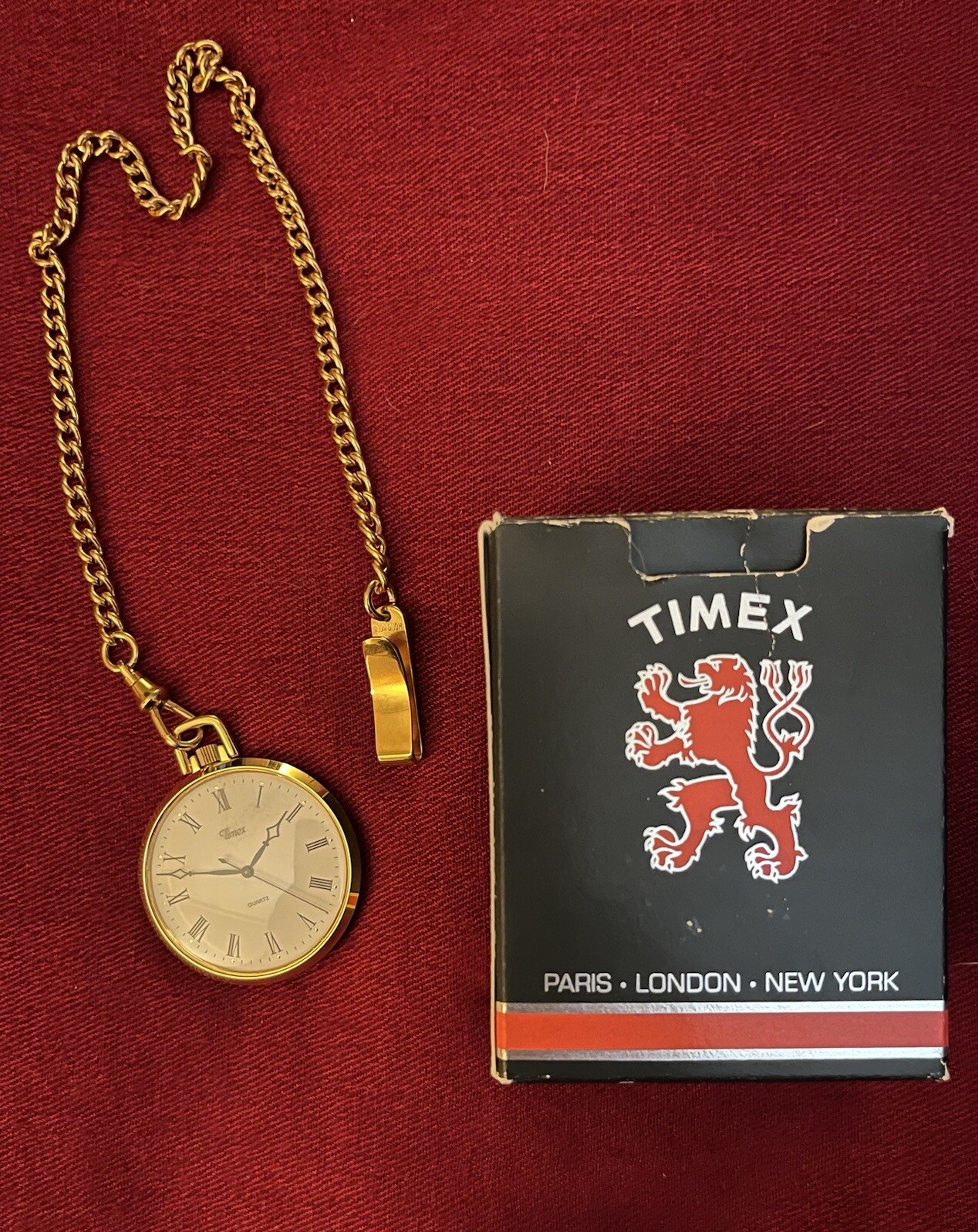 Timex 1980’s Pocket Watch Never Used With Original Box. eBay