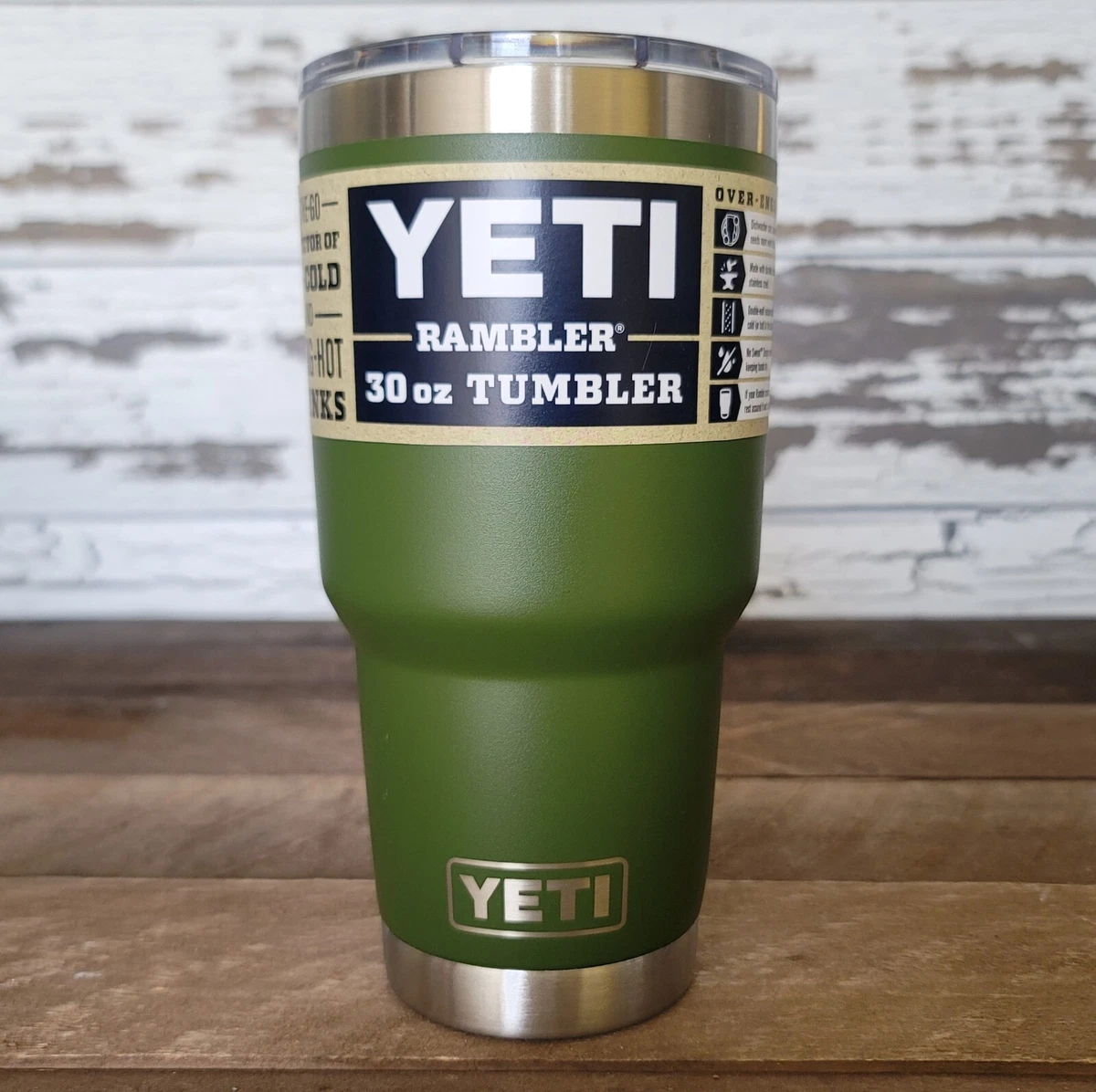 Highlands Olive YETI® 30oz Tumbler Rambler® - Authentic - Brand