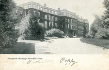 Postcard Antique View of Bradford Academy in Haverhill, MA.   aa6