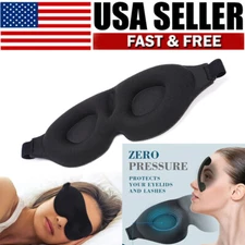 3D Sleep Eye Mask Blindfold for Men Women Travel Accessories