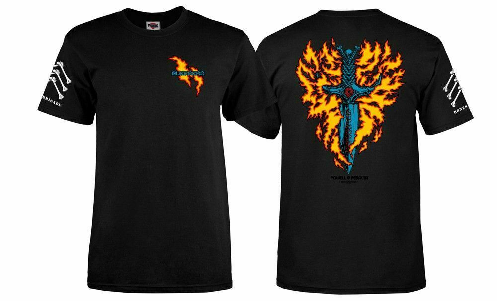 POWELL　BONESＴシャツ Powell Peralta Old School Skate Skeleton T-Shirt