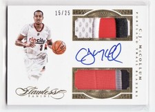 CJ McCollum  2015-16 Panini Flawless Gold Dual Patch on-card Autograph #15/25