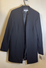Women Black Blazer Size 12 Kasper Rrp119$