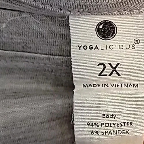 yogalicious plus size twist tank-top