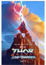 THOR LOVE AND THUNDER 27x40 Double Sided DS Movie Poster Original Marvel JANE