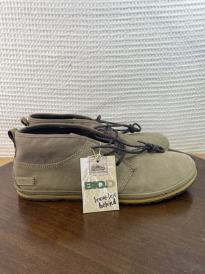 Simple Bio.D  Leather Eco Sneakers Mens Size 12  Olive Green Casual Lace Up