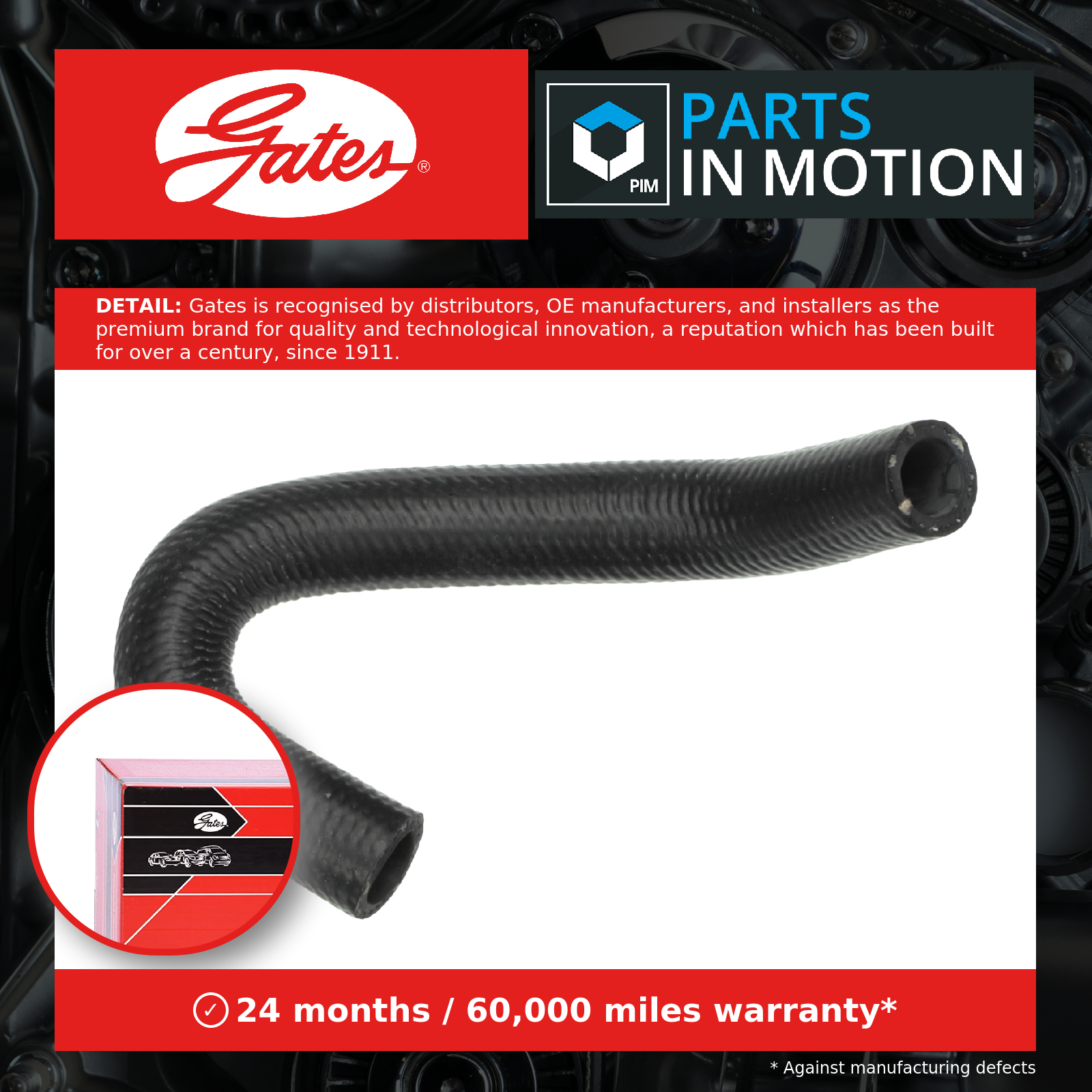 HEATER HOSE 02-1798 FOR SKODA VW AUDI A6/S6 AWT 1.8L 4cyl SUPERB IAWM/AWT 1.8L - Image 4