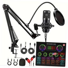 Podcast Equipment Bundle, V8max Voice Changer with Podcast Microphone Bundle
