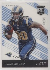 2015 Panini Clear Vision Rookie Blue 1/99 Todd Gurley II (Running) #110 4qp