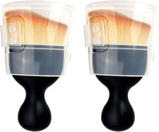 2PCS Car Interior Dust Sweeping Soft Brush, Automotive Interior Dusting Brush, C