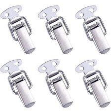 6/12PCS Stainless Steel Toggle Latch Clamp Spring Loaded Box Case Catch Lock UK